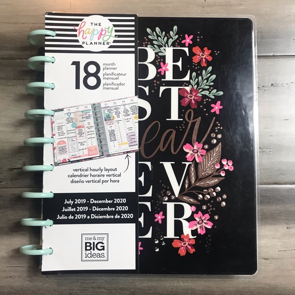 Me & My Big Ideas Accessories - The Happy Planner Garden Blooms Classic Planner